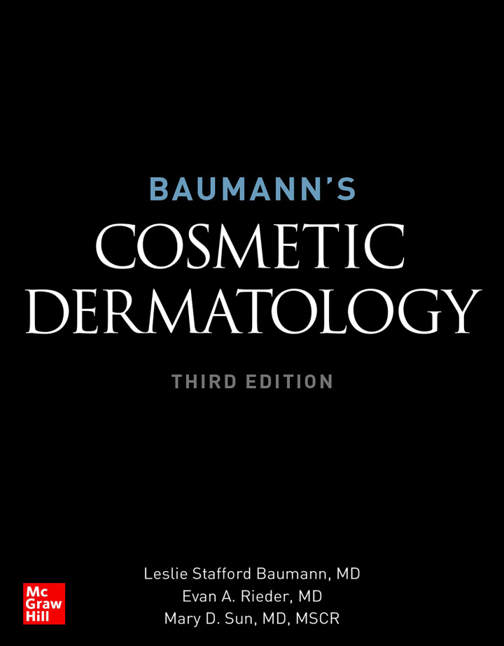 Baumann's Cosmetic Dermatology 3rd Edition