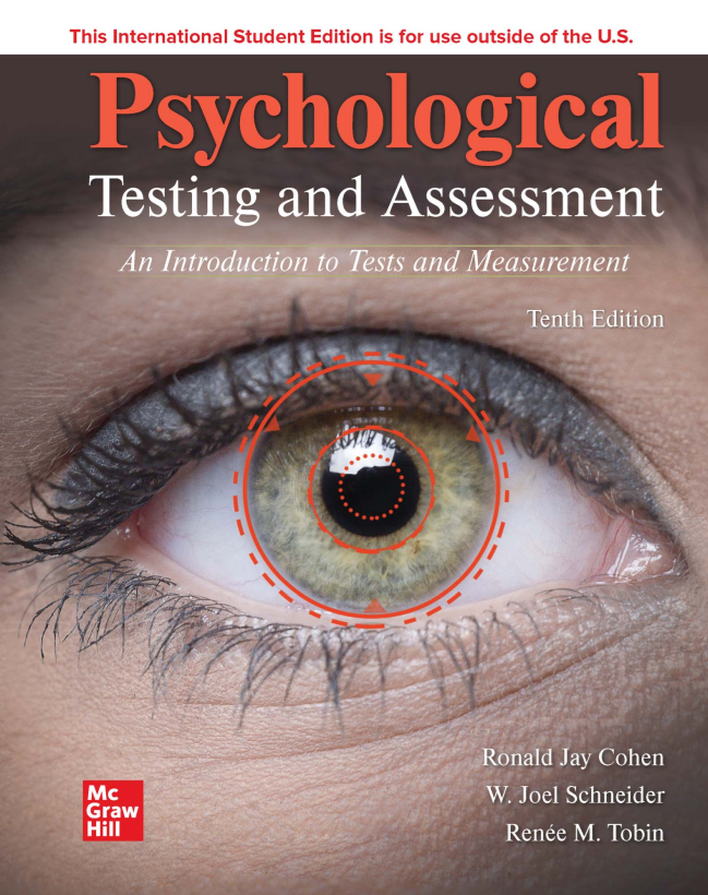 Psychological Testing and Assessment 10th Edition