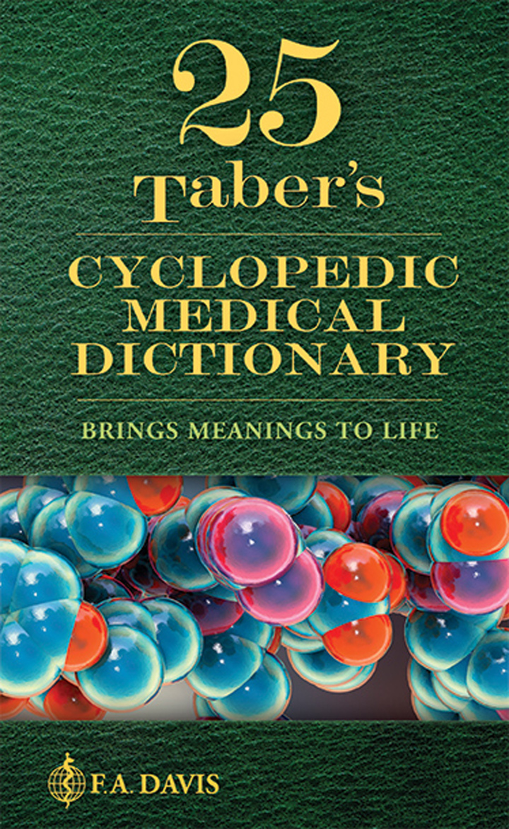 Taber's Cyclopedic Medical Dictionary 25th Edition